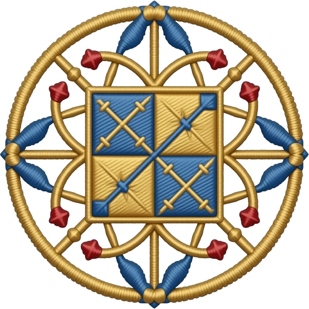 Medieval embroidery emoji
