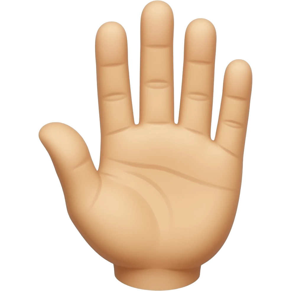 Hand emoji