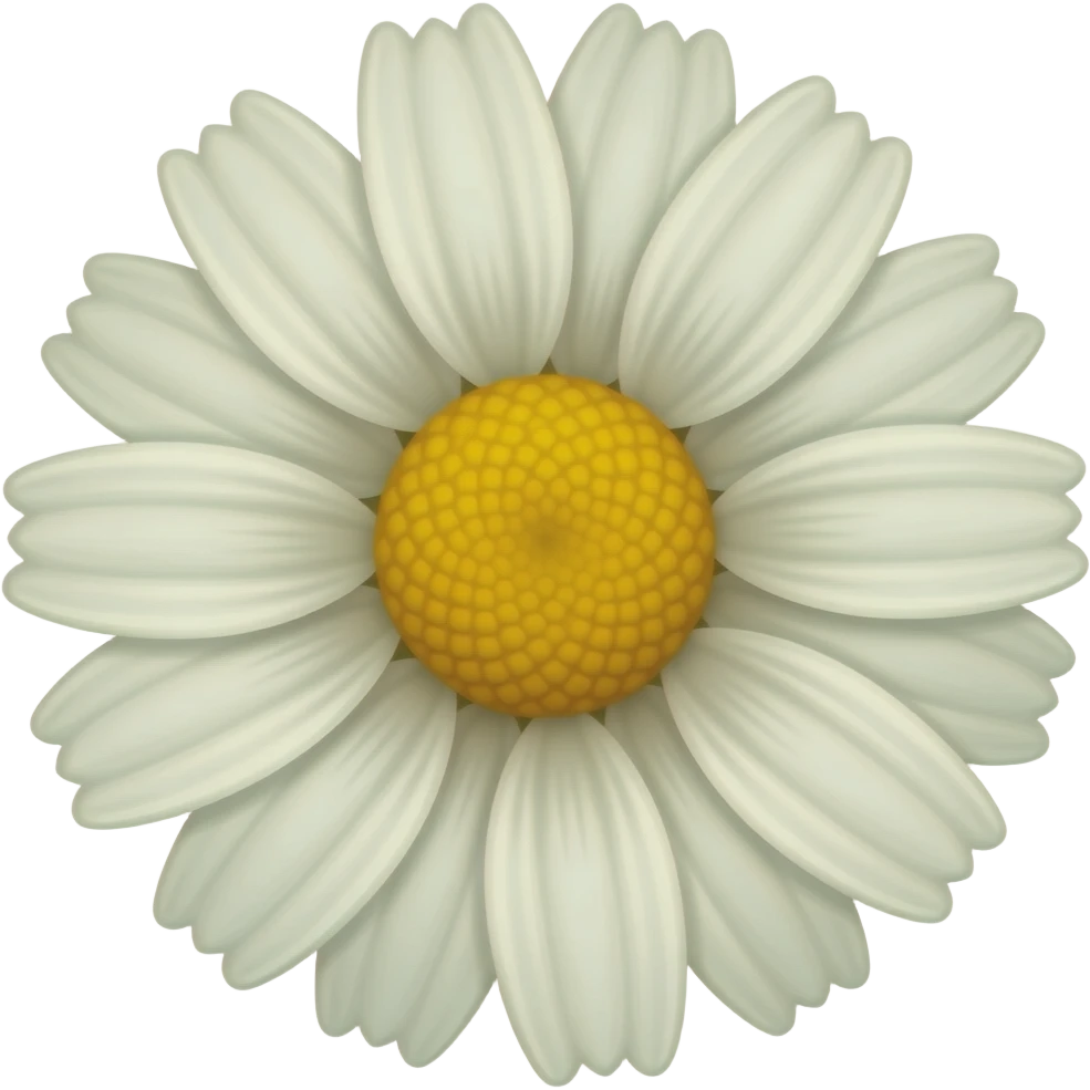 нарисуй цветок senecio vernalis emoji