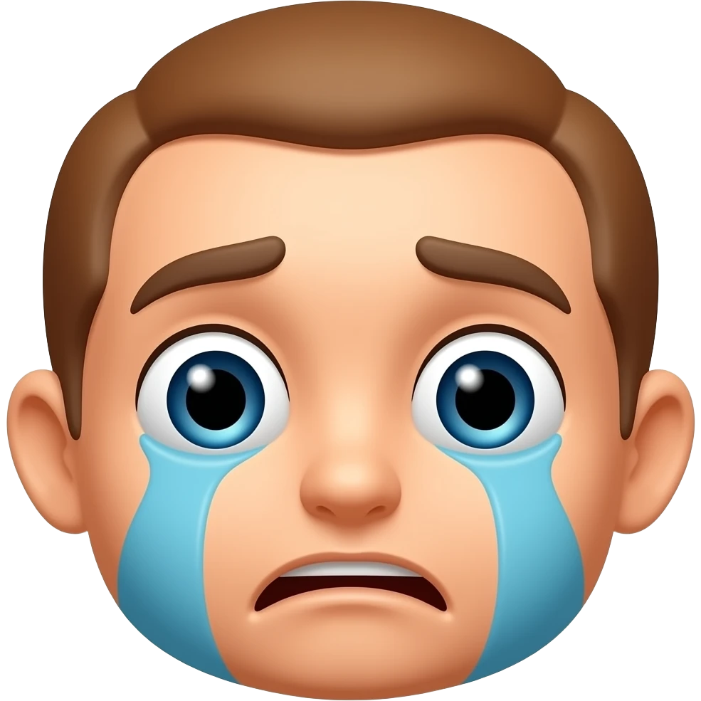 crying face emoji