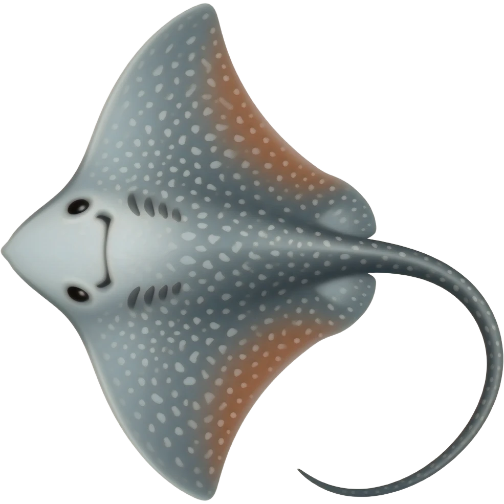 Stingray side view emoji