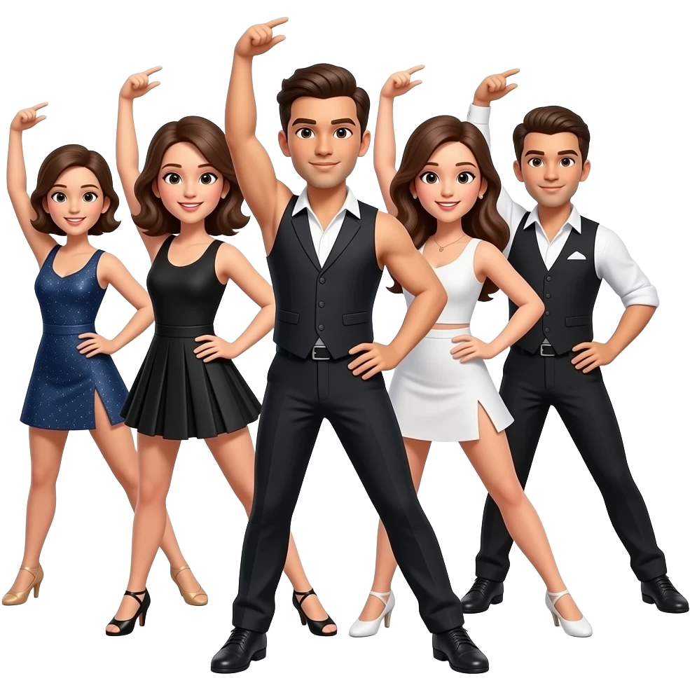 Dance competition emoji