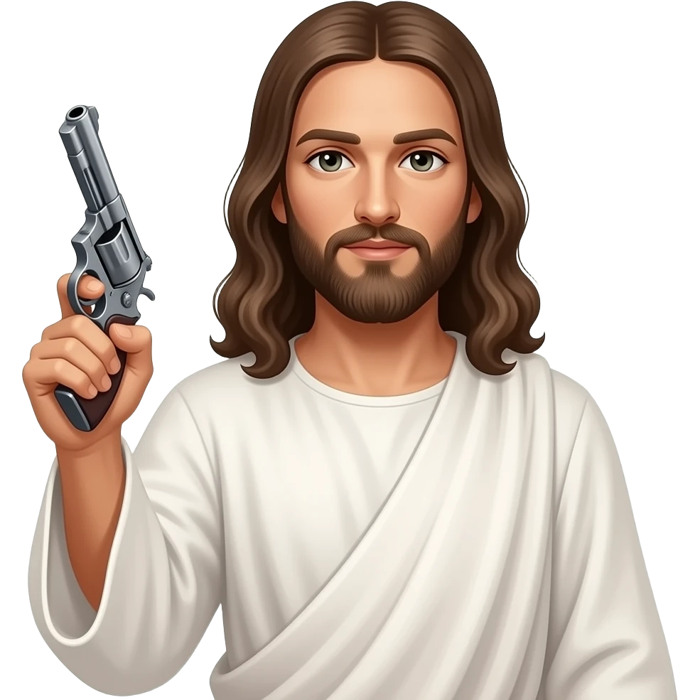 иссус с пистолетом пнг под дискорд emoji
