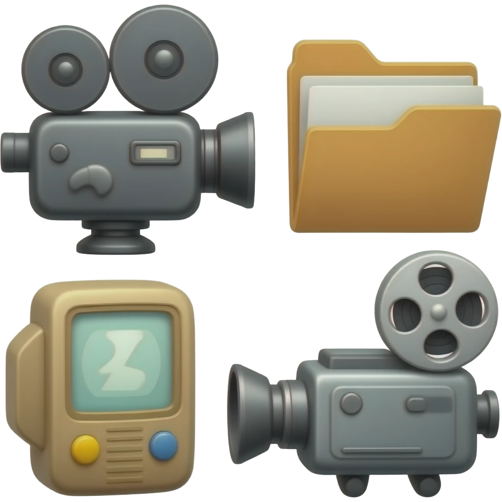 🎥📟📇📹📽️ emoji