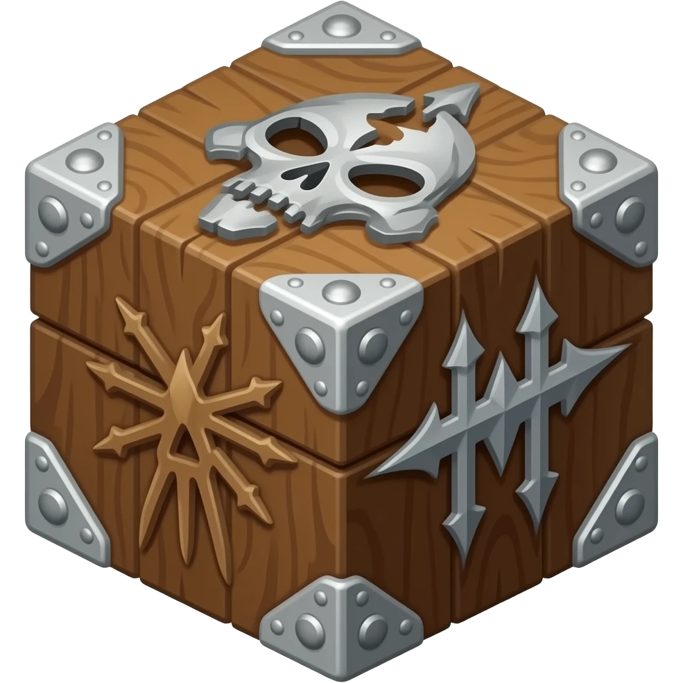 Hellraiser Puzzle Box, cube, emoji