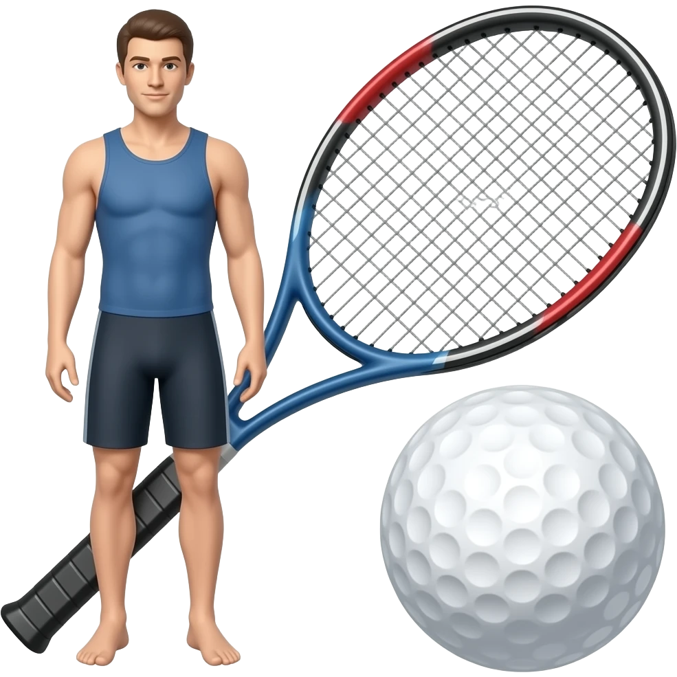 tennis badminton swiming golf emoji