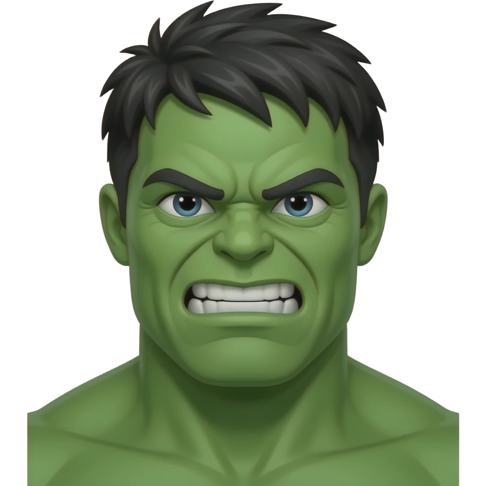 Hulk red emoji