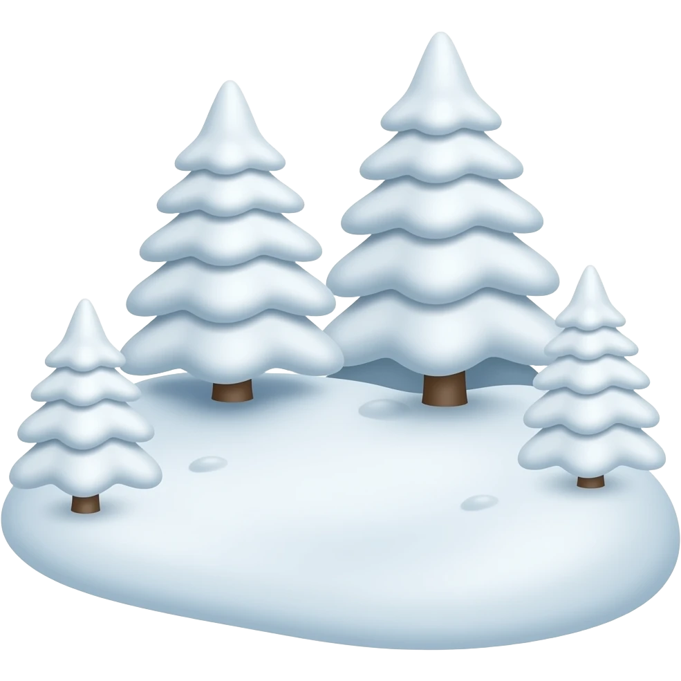 Snow emoji