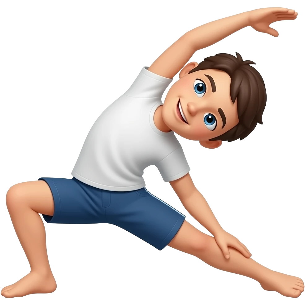 streaching emoji