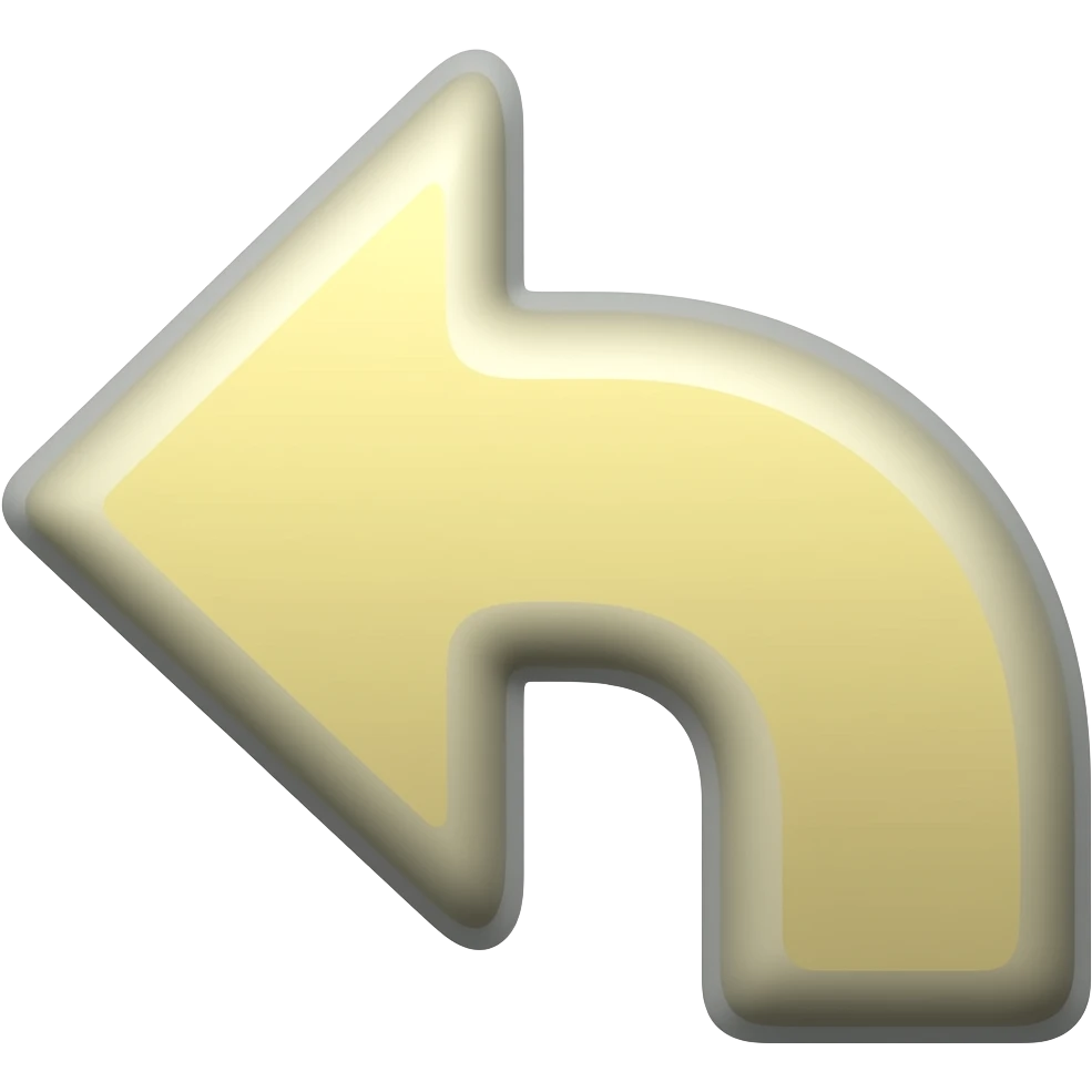 pijl naar links emoji