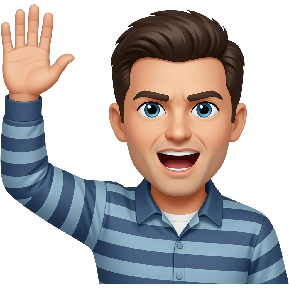 Stay away emoji
