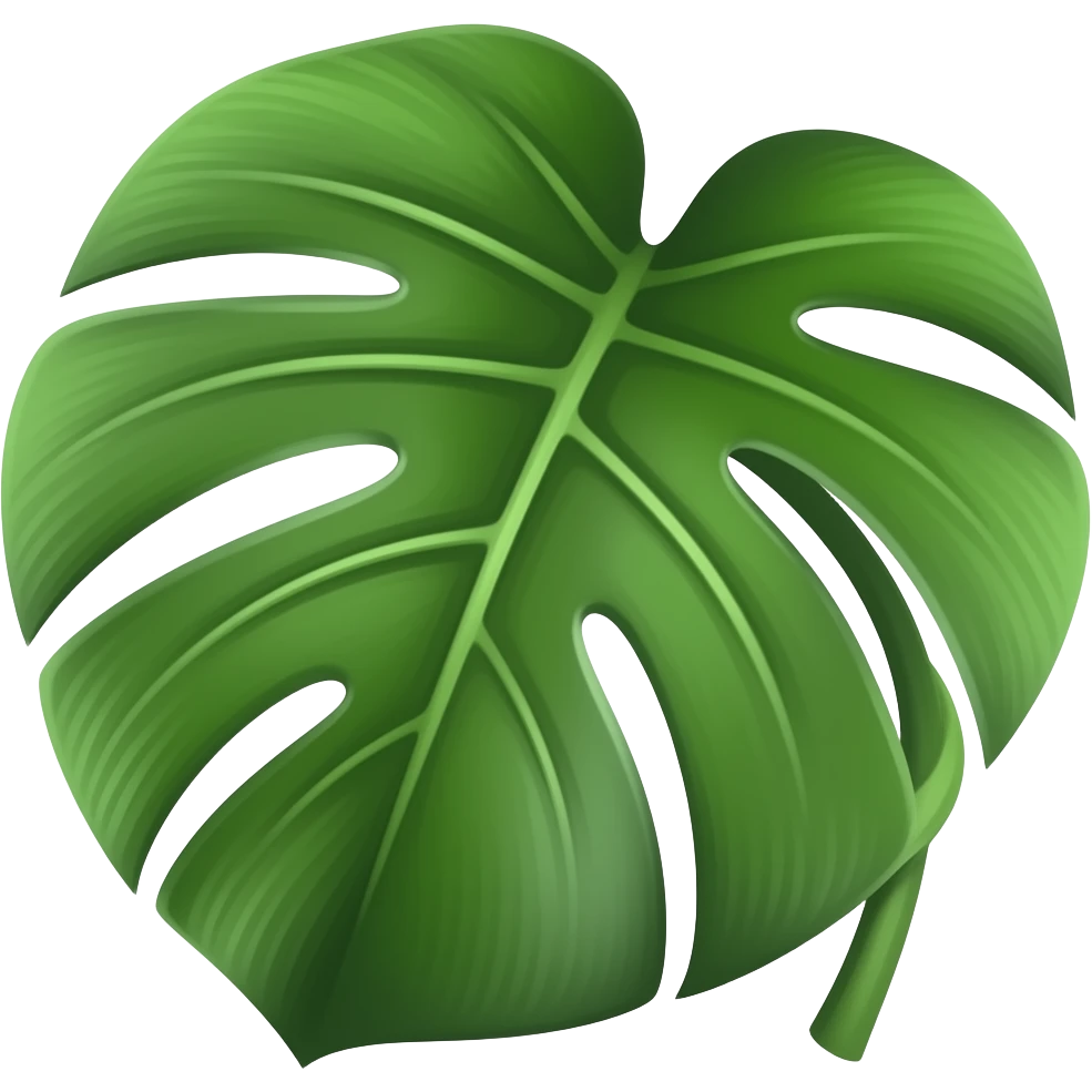 Monstera emoji