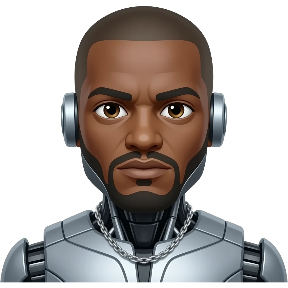 Ghetto thug  robot emoji