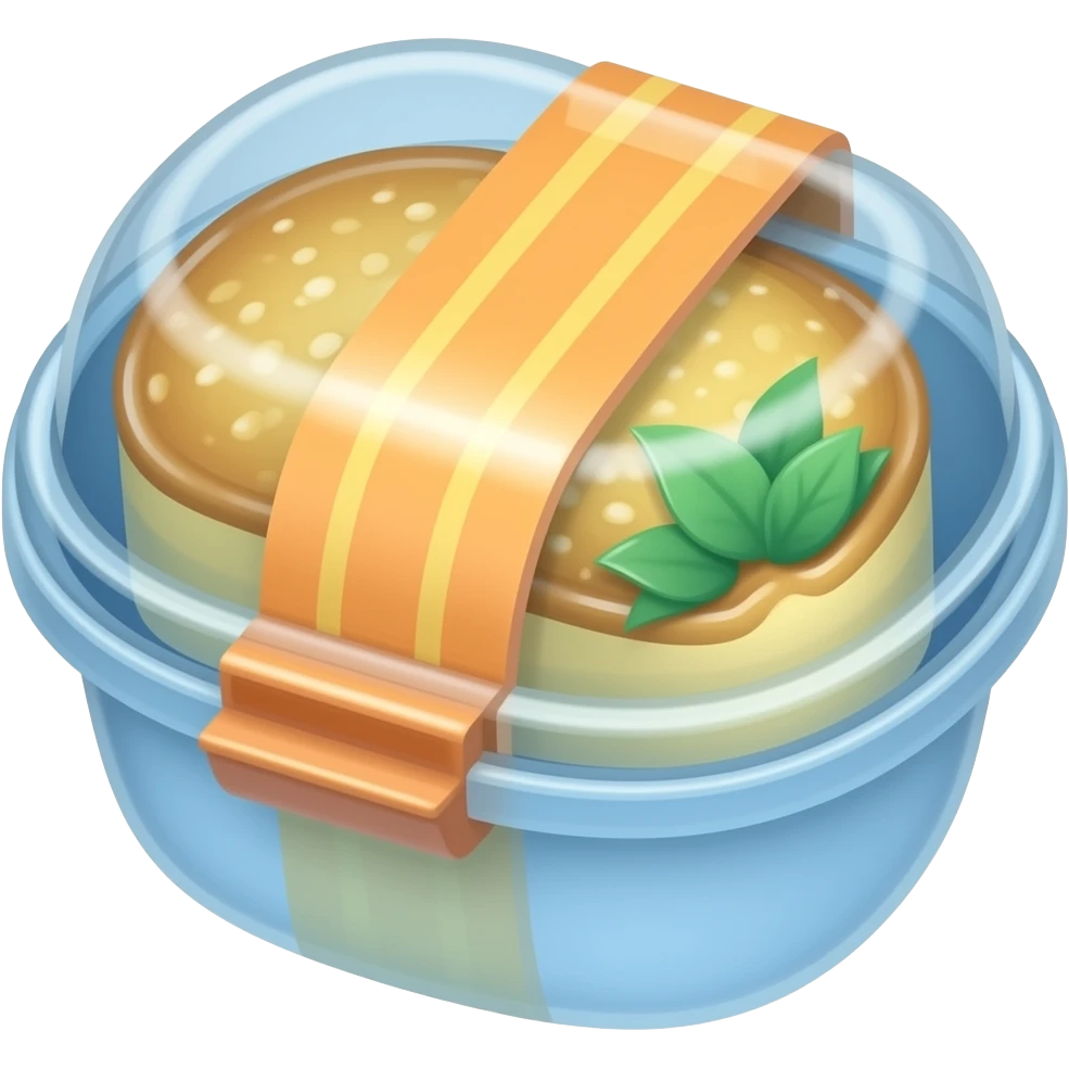 Lunch box topperware emoji