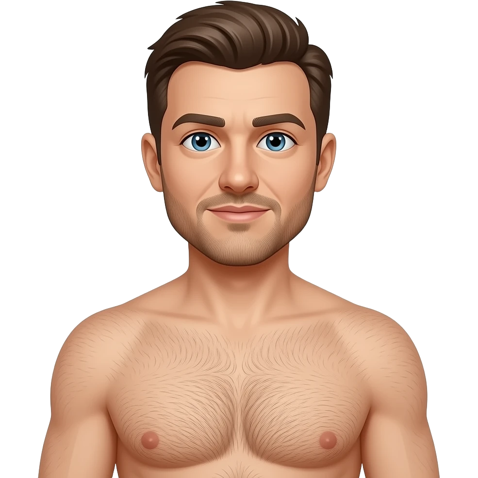 Man with boobs emoji