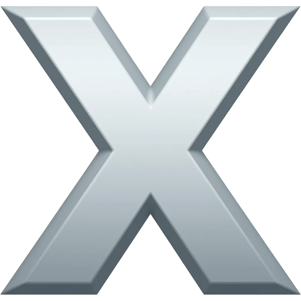 X emoji