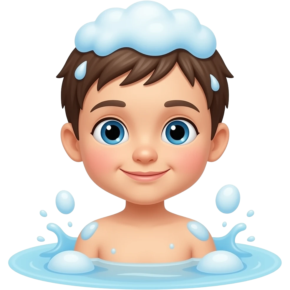 kid bath emoji