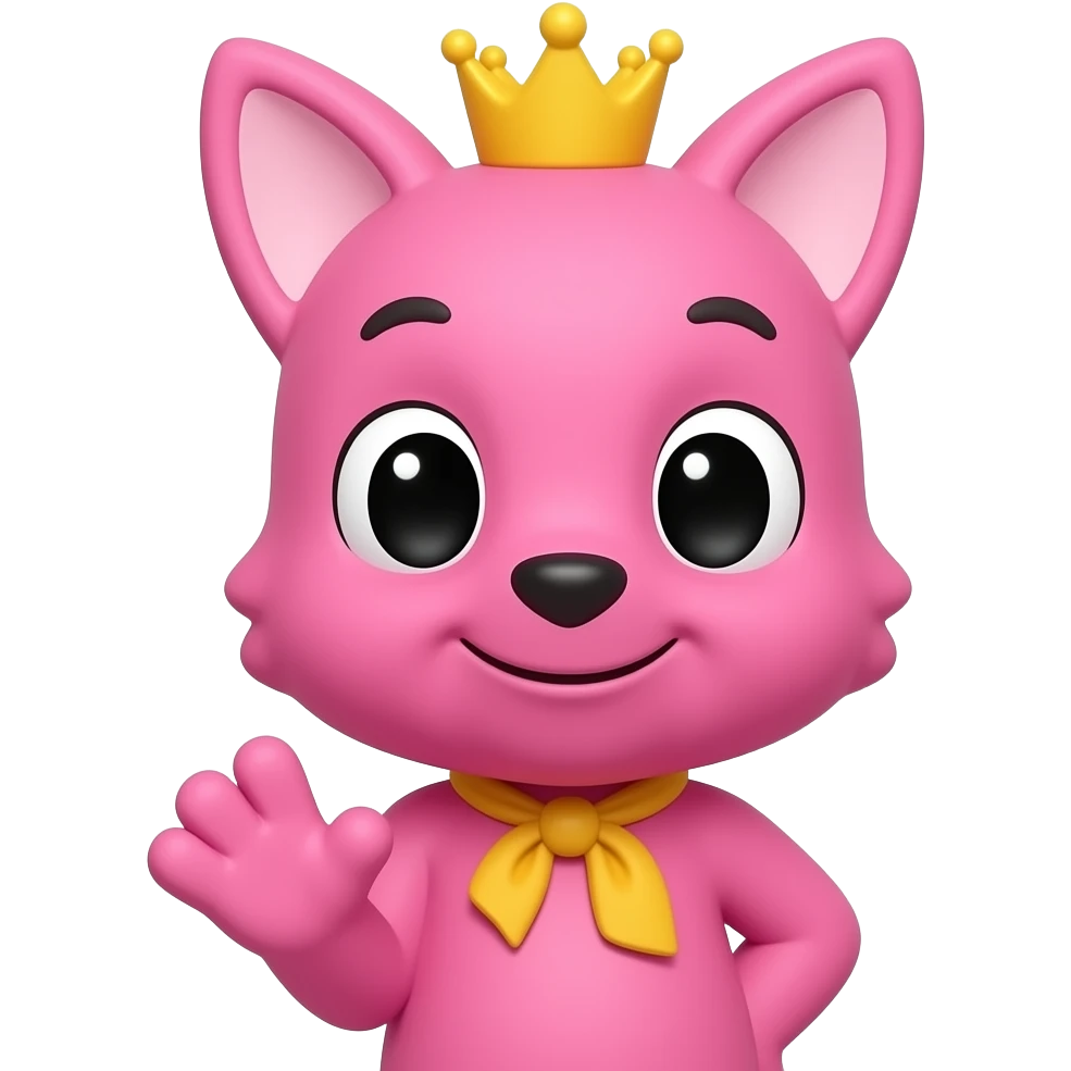 Pinkfong is an elderly emoji