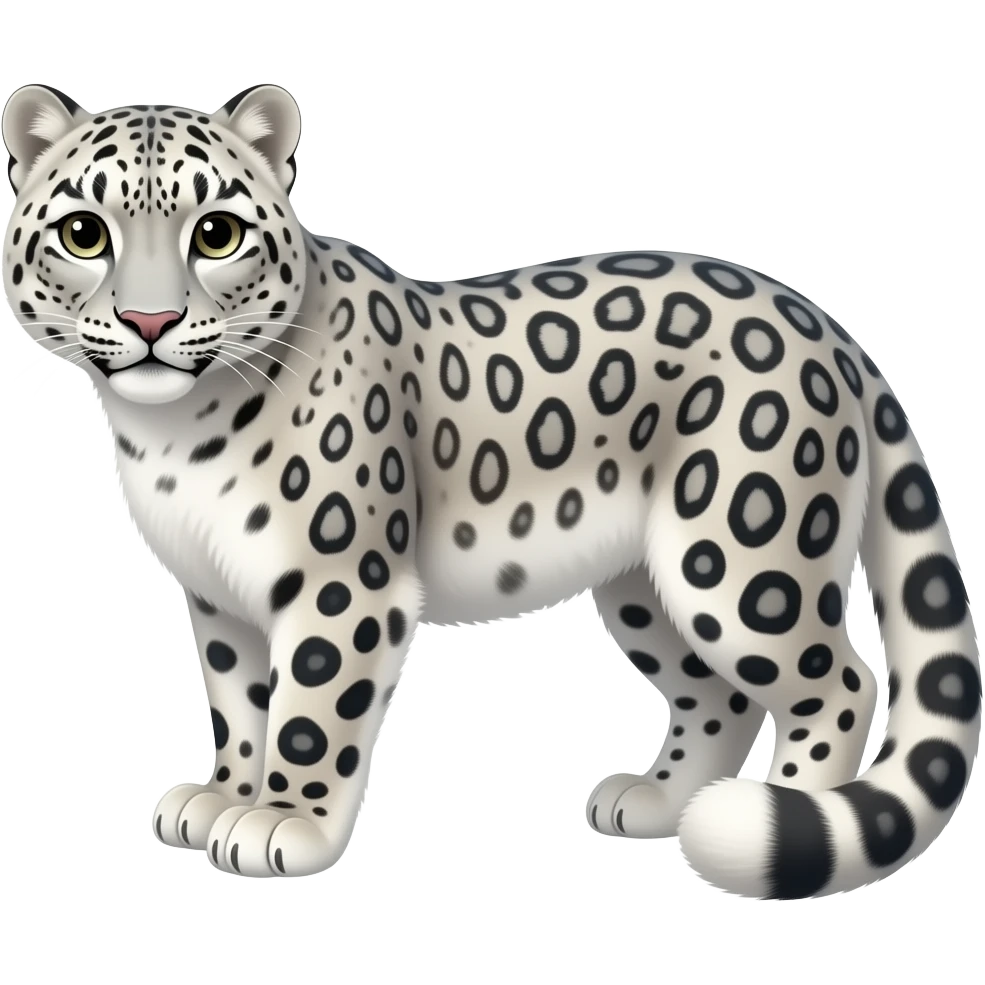 snow leopard emoji