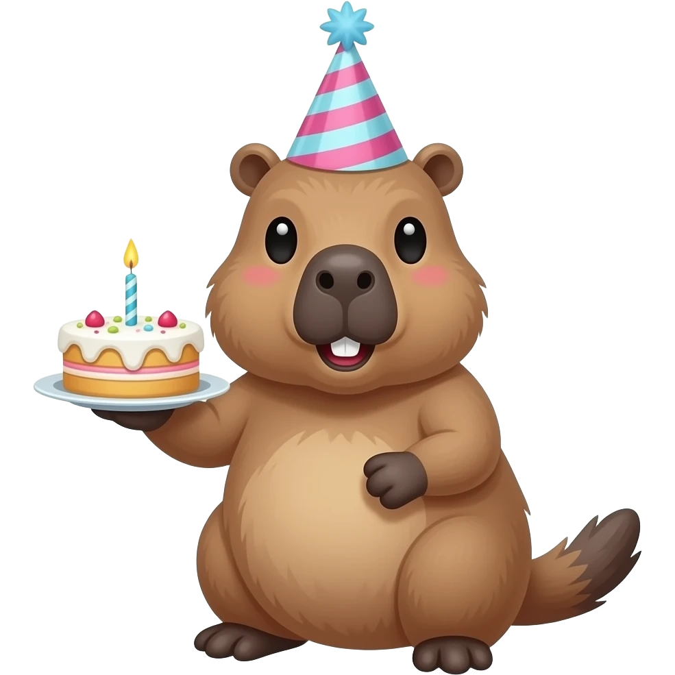capybara birthday emoji