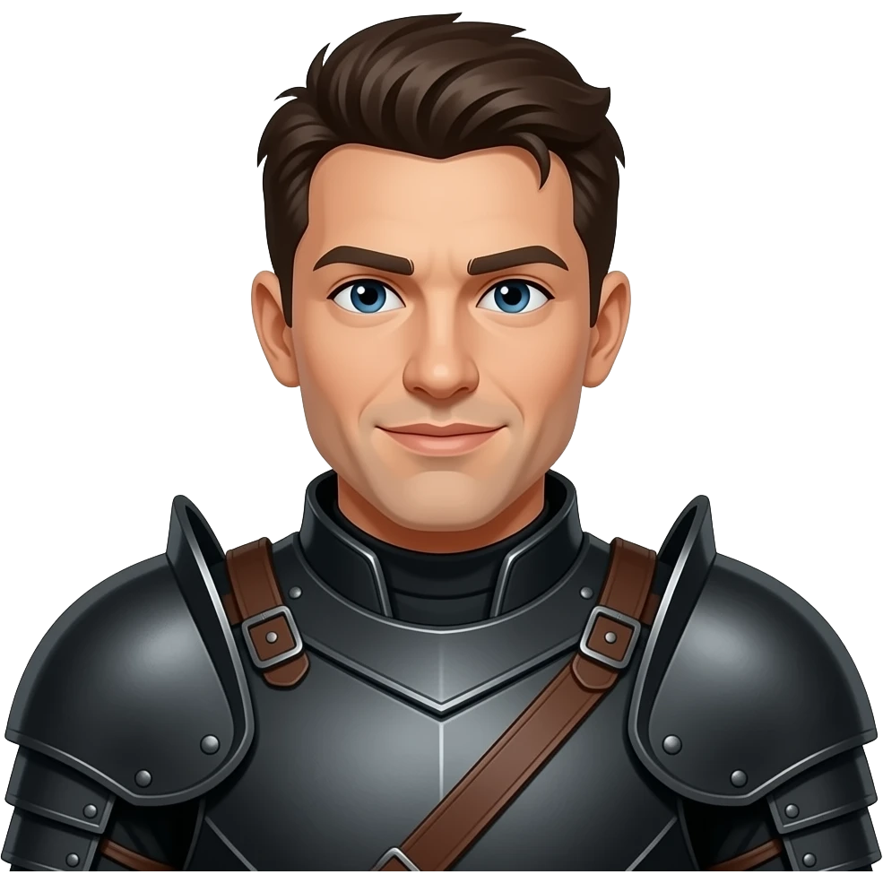 Change to black armour emoji
