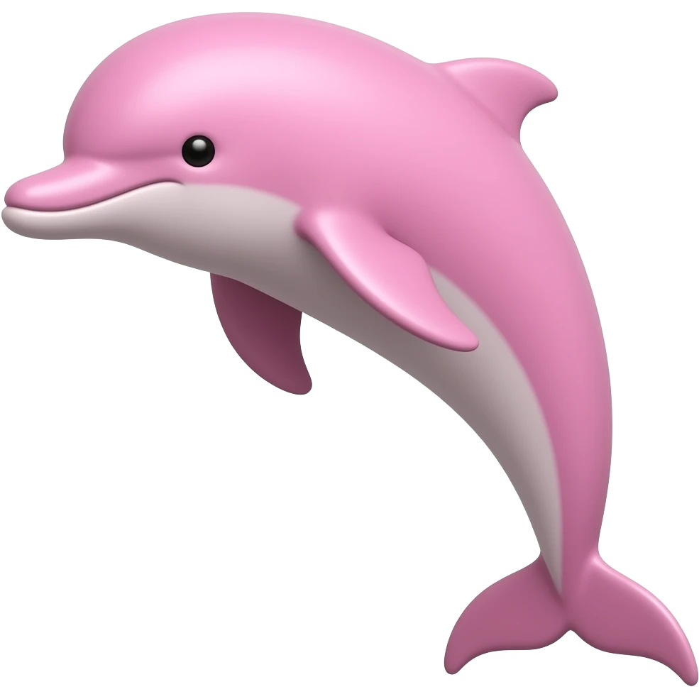 pink dolphin emoji