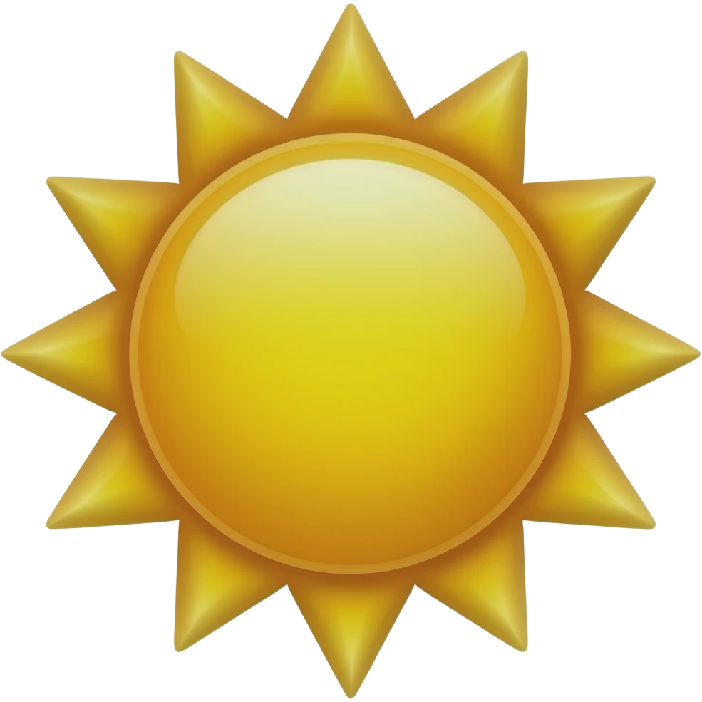 Sun emoji