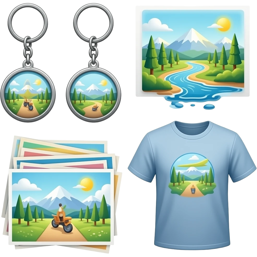 Souvenirs emoji