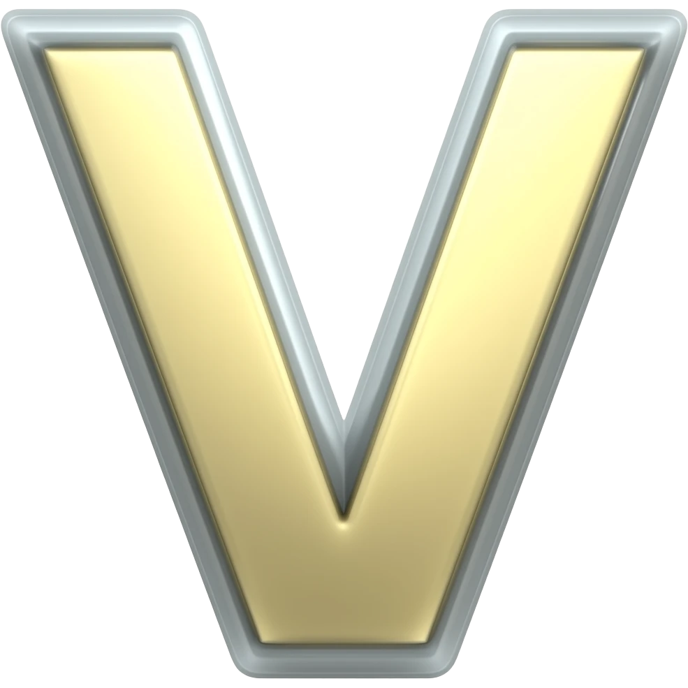 V emoji
