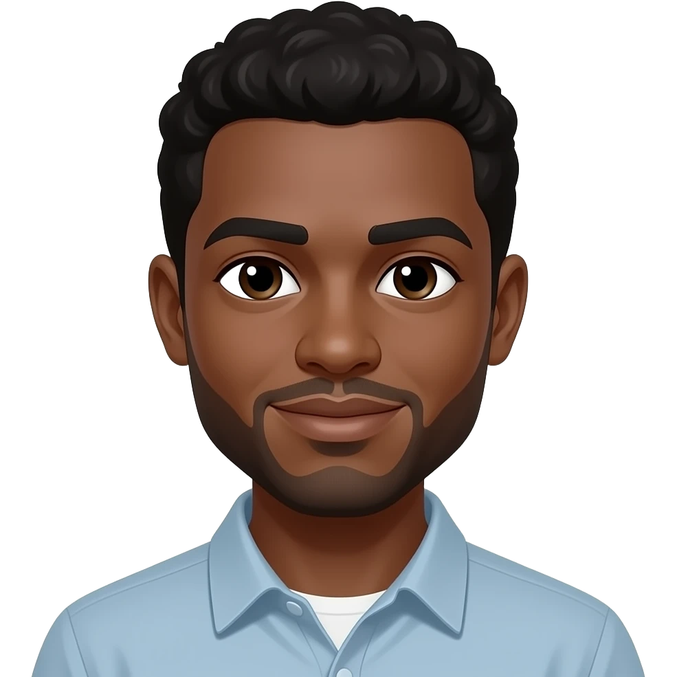 black man emoji