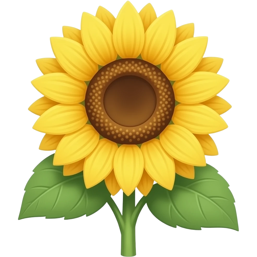 Sunflower flexing 💪🏻 emoji