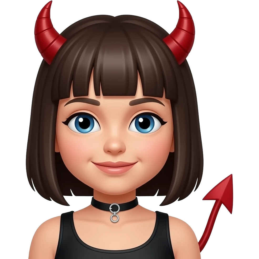 a devil but a part timer emoji