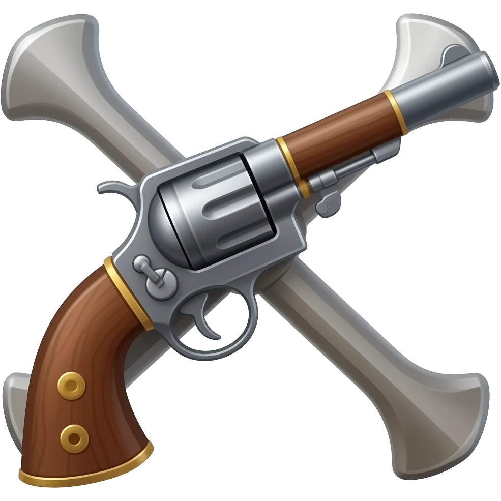 pirate gun emoji