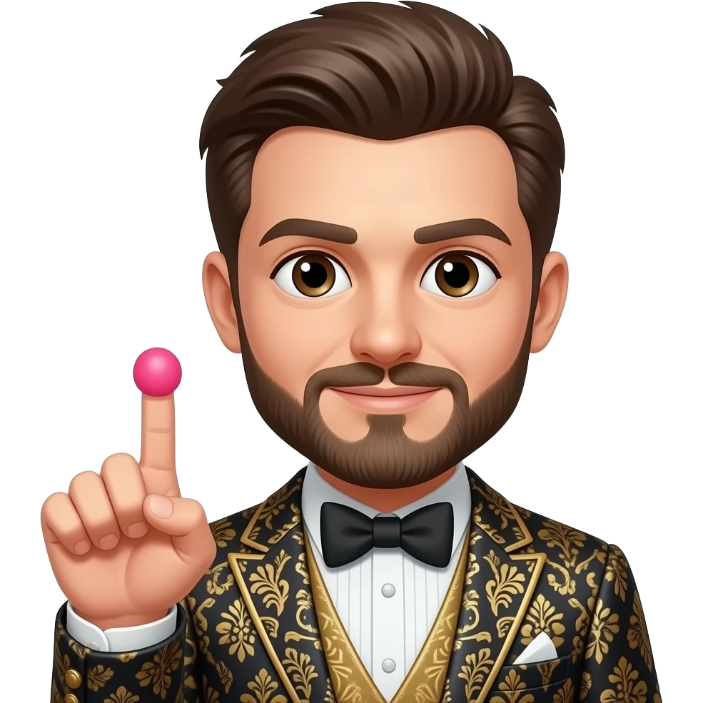 pinky out fancy emoji