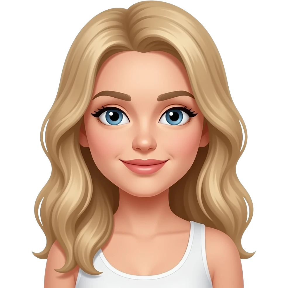 Hot chick emoji