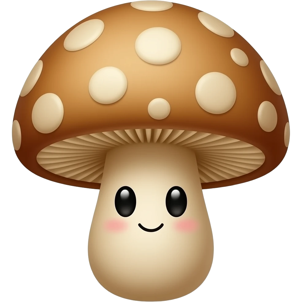 Ashwaganda (champi) avec des yeux mignons emoji
