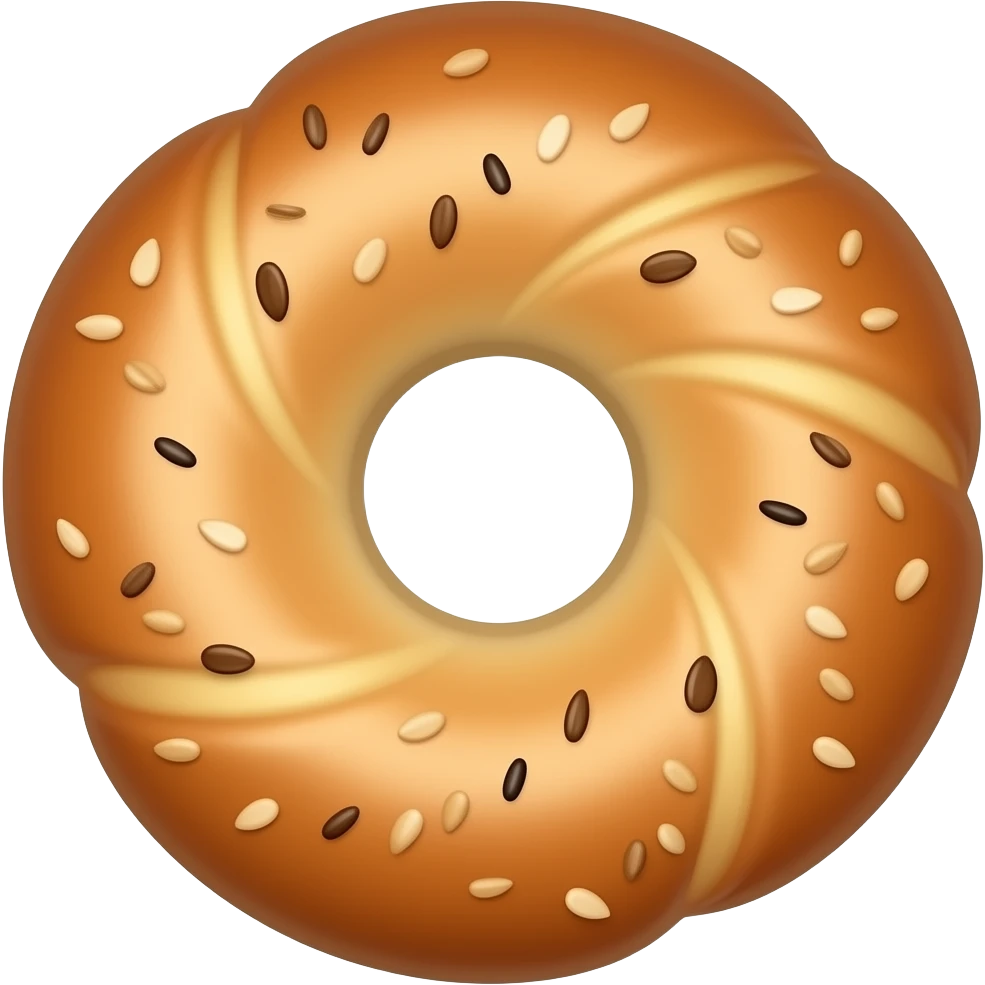 Булочка с маком emoji