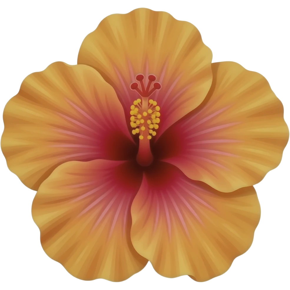 hibiscus flower ios emoji