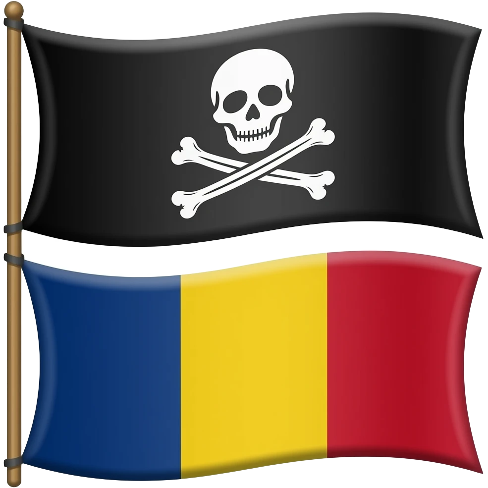 🏴‍☠️+🇷🇴= emoji