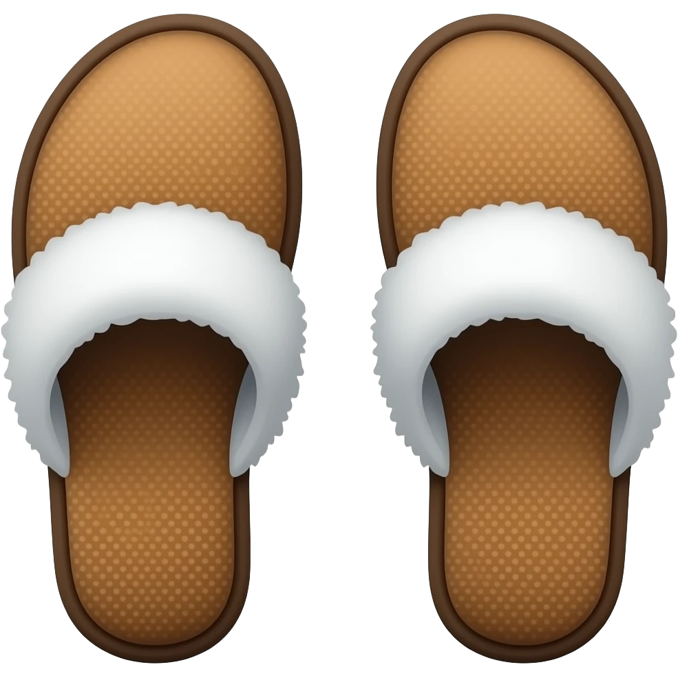 pantuflas de frio color cafe emoji