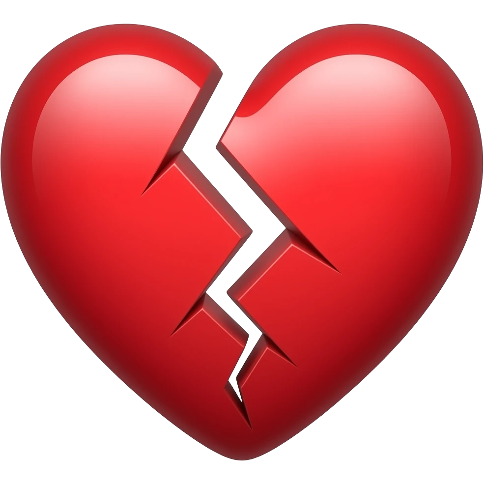 BROKEN HEART emoji