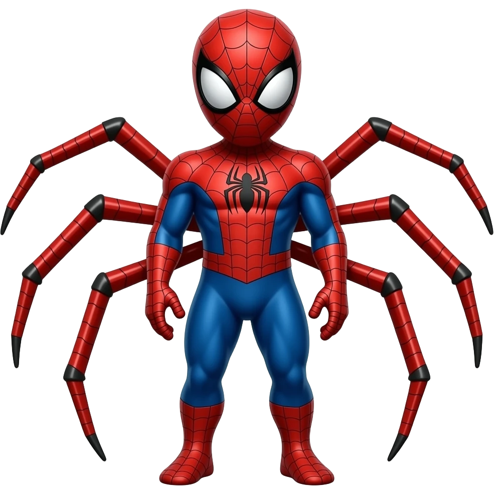 Spider man's red spider emoji