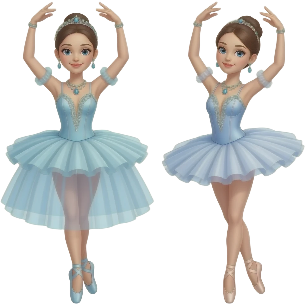 Ballerinen mit Schmuck emoji