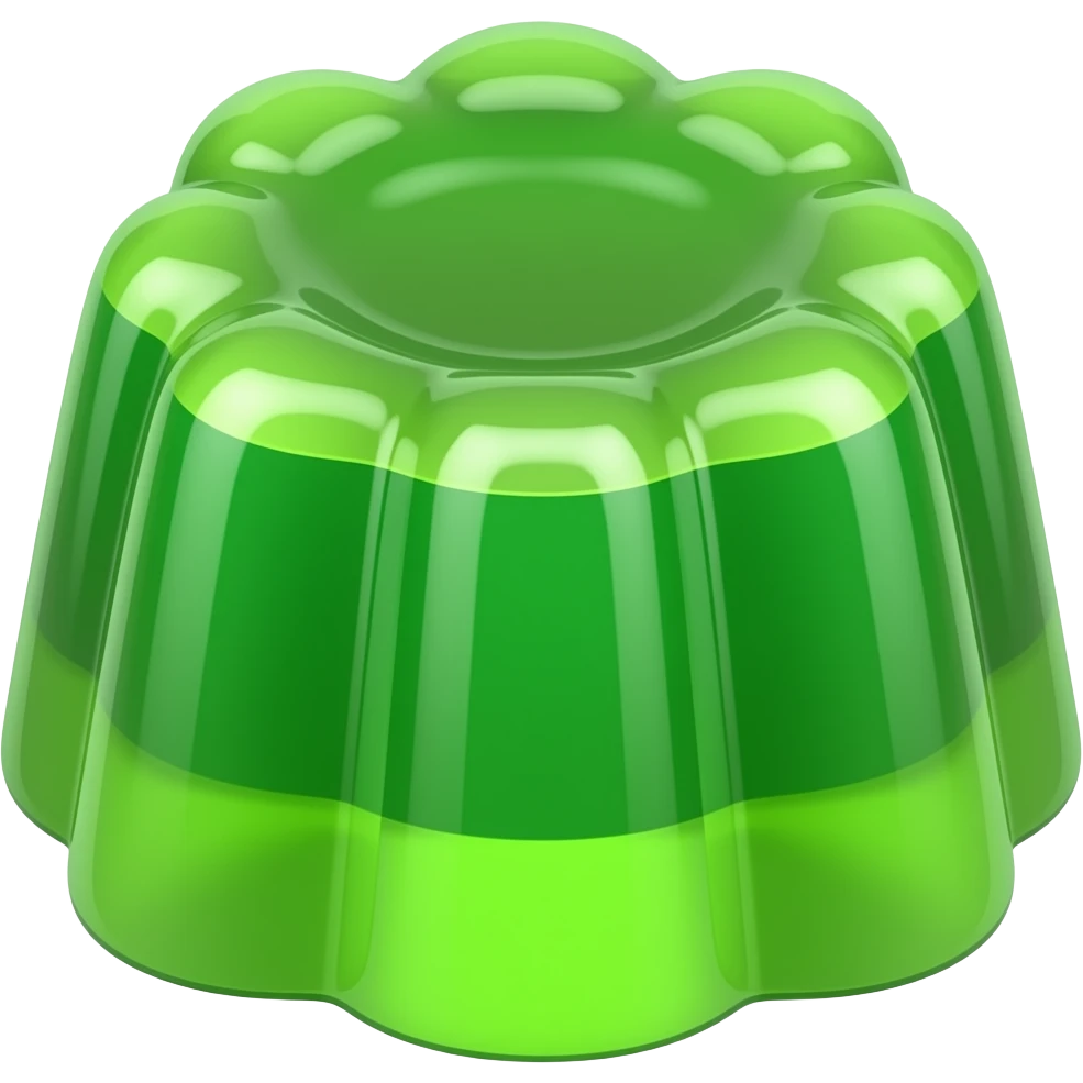 green gelatin emoji