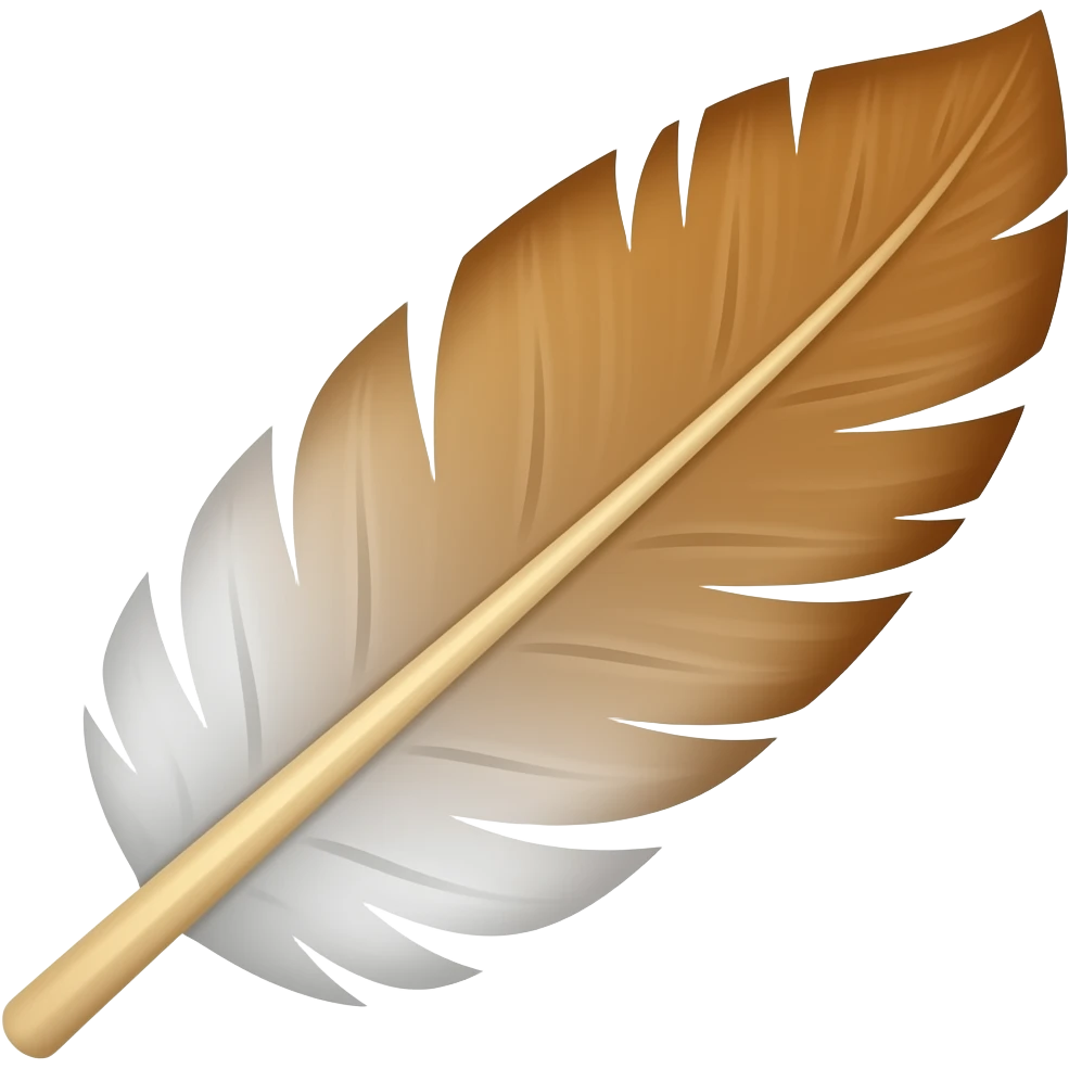 Feather emoji