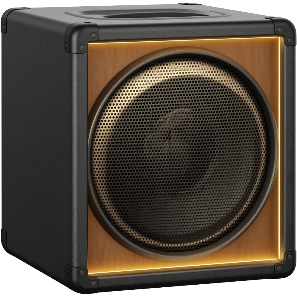 Caisson de basses type mur de son emoji