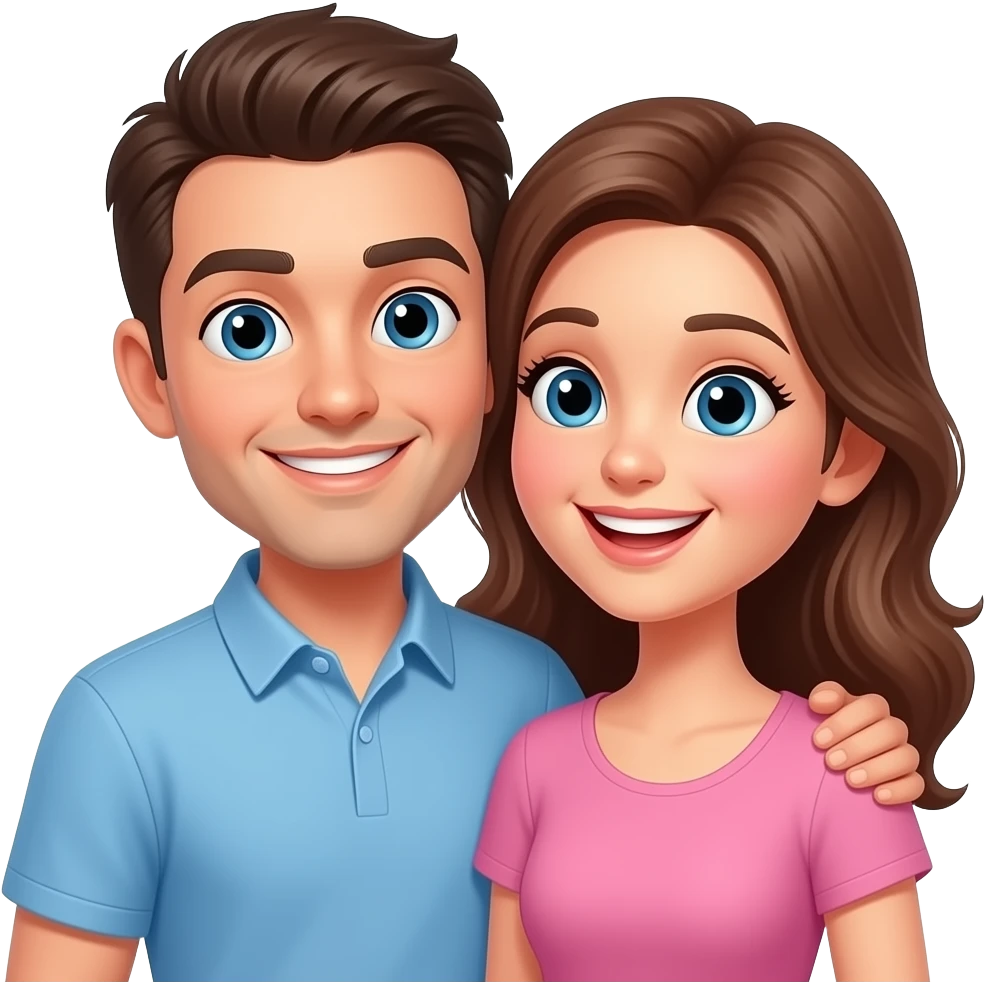 Something funny between 2 lovers emoji
