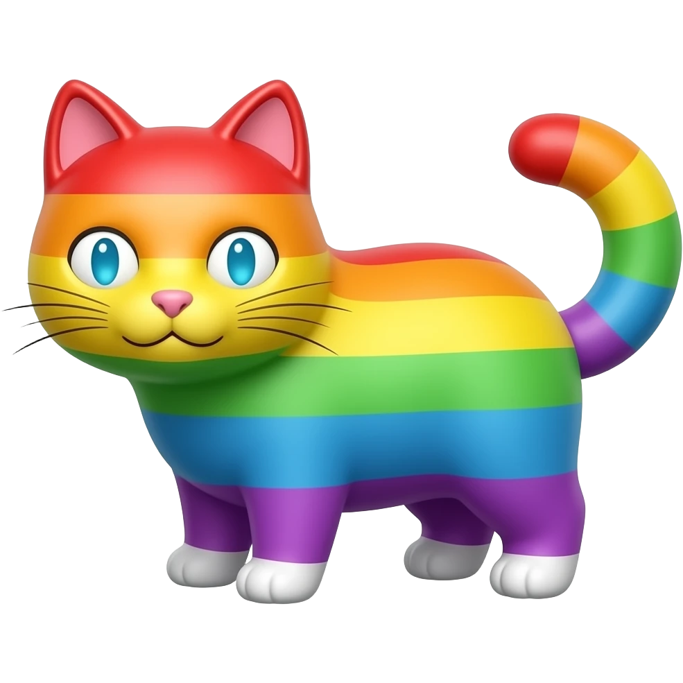 rainbow nyan cat emoji