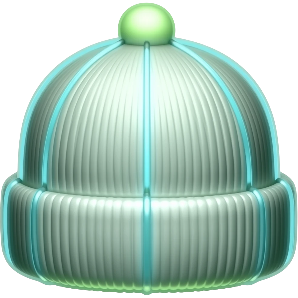 hat neon emoji