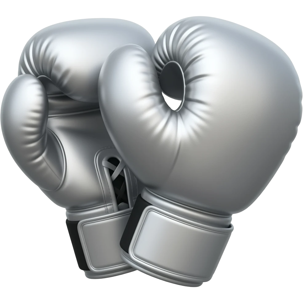 8 silver boxing gloves stack emoji